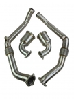 Downpipe kit w/3 bolt flange, Porsche Panamera 4S, 4E 971.1 / Base, 4, 4SE 971.2 w/ 2.9l V6