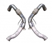 Secondary Cat By-Pass Pipes for Porsche Panamera 4S, 4E 971.1 / Base, 4, 4SE 971.2 w/ 2.9l V6 Twin T