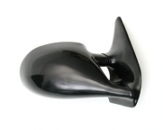 Mirror set, pair, 200 series electric, black or carbon fiber look finish, can be painted your car co