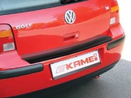Rear sill cover, VW Golf IV 1999-05; metallic black