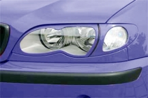Headlamp mask set, for BMW 325/330i E46 4-door sedans, 2002-06