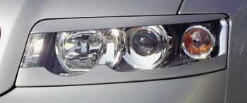 Kamei headlamp styling lid set, for Audi A4 sedan / wagon / cabrio (B6) 2002-05