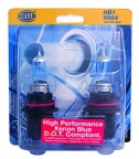 Hella High Performance bulbs, 9004 12V 65/45W; xenon blue