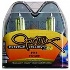 Hella Optilux XY extreme yellow light bulbs, H11 12V 55W